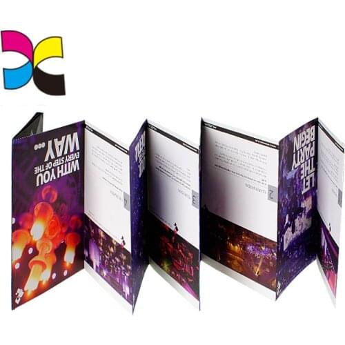 Customized high quality new product promotional leaflet printing