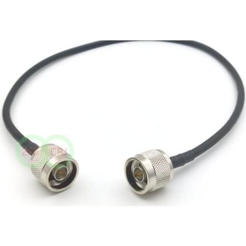 Cable RG58 50cm N male plug to N male adapter Jumper Pigtail New