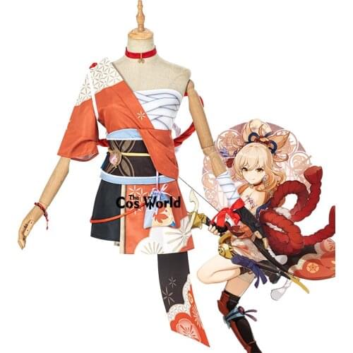 Genshin Impact Yoimiya Xiaogong Outfit Games Cosplay Costumes
