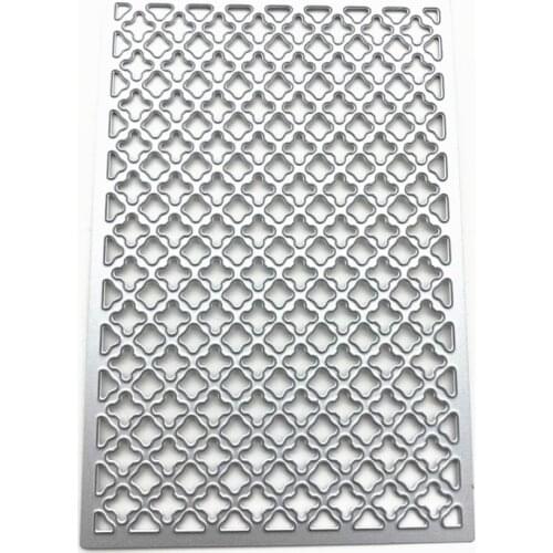 Metal Cutting Dies Cut Die Mold Square Frame Cross Lattice Decoration Scrapbook Paper Craft Knife Mould Blade Punch Stencils