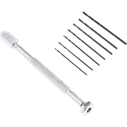 Model DIY Hand Tool 0.9-1.5mm Drill With 7x Head For 1/144 Gundam Figure Toy