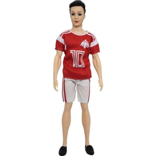 NK 2020 Newest Football Cub Cloths Word Cup Sports Outift For Ken Doll