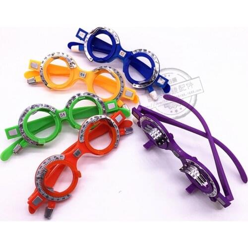 Colorful Plastic Optical Glasses Lens Trial Frame Optometry Optician Equipment 52mm - 70mm Eyeglass Accessories