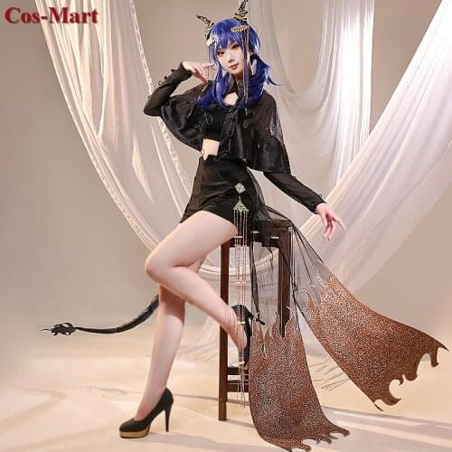 Hot Game Arknights Chen Cosplay Costume Folk Music Group Music Synesthesia Performance Uniform Activity Party Role Play Clothing