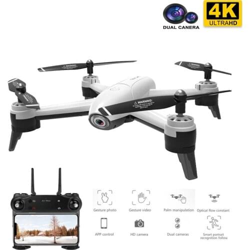SG106 WIFI RC Drone 4K 1080P 720P HD Dual Camera Optical Flow Aerial Quadcopter FPV Dron Long Battery Life Toys For Kids Boys