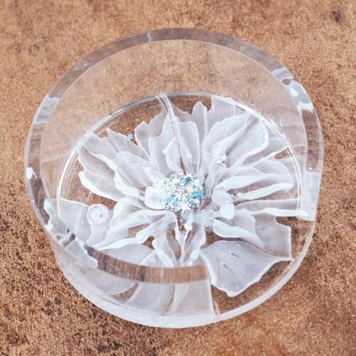 DIY Silicone Coasters Mat Storage Holder Resin Casting Mold Epoxy Mould Craft 2