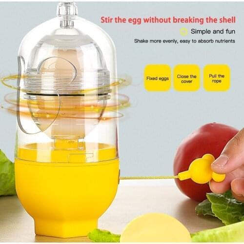 Eggs Mixing Maker Manual Blender Egg Stirring Golden Eggs Puller Utensils Shaker Multi-cutter Household Slicer Kitchen Gadget