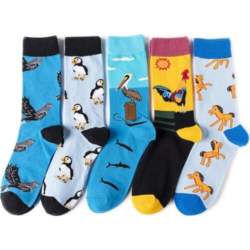 Funny High quality Anime Novel animal socks Cosplay Superhero Cotton cartoon personality socks gift stockings prop