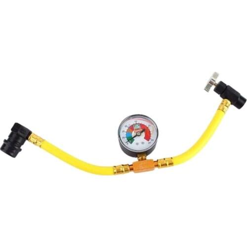 R134A recharge hose car air conditioning refrigerant detection fluoride tube A/C Refrigerant Charging Pipe hose Gauge Adapter
