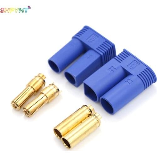 1 Set Male Female RC EC5 Banana Connector 5.0mm Gold Plug High Quality