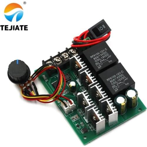 1PCS Test-type 12V-24V-36V 40A Positive Inversion Switch Motor Control Module DC Motor PWM Governor Unit