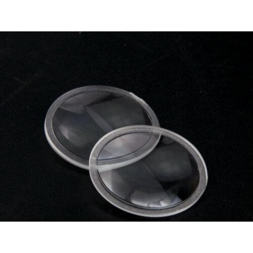 20.8mm Optical PMMA Plastic Double Convex LED Condensing Lens Focal Length 41mm Magnifying Glass Biconvex Lenses 10PCS