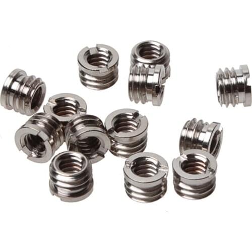 5Pcs Camera Accessories Female 1/4" to Male 3/8" Screw Mount Convert Adapter for Tripod Monopod Ballhead DSLR SLR Accessories
