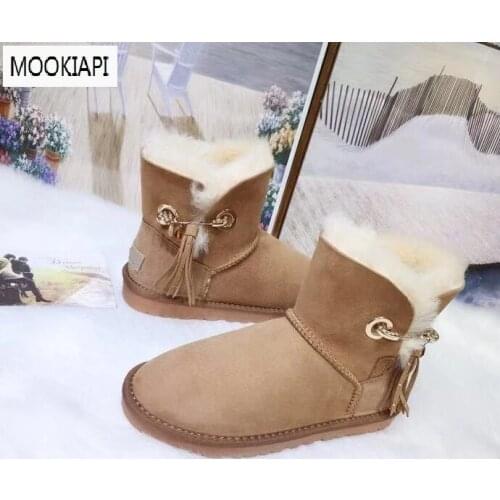Australias top quality snow boots in 2019, real sheepskin, natural wool, these are fashionable womens shoes, three colors