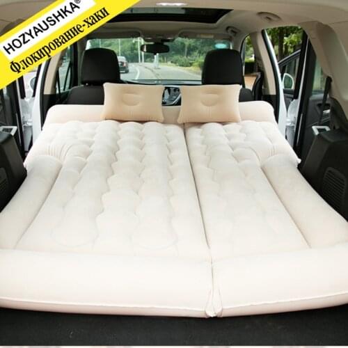 HOZYAUSHKA Car inflatable bed rear row sleeping pad mattress car SUV travel air bed
