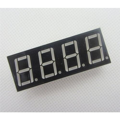 Big Sale!!! 10pcs 4bit 4 bit Common Cathode Digital Tube 0.56" 0.56in. Red LED Digit 7 Segment