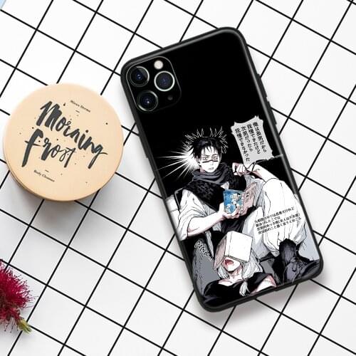 Choso Mahito Jujutsu Kaisen Anime Phone Case For IPhone 11 12 Mini Pro XS Max X XR 6s 7 8 Plus SE Soft TPU Glass Cover