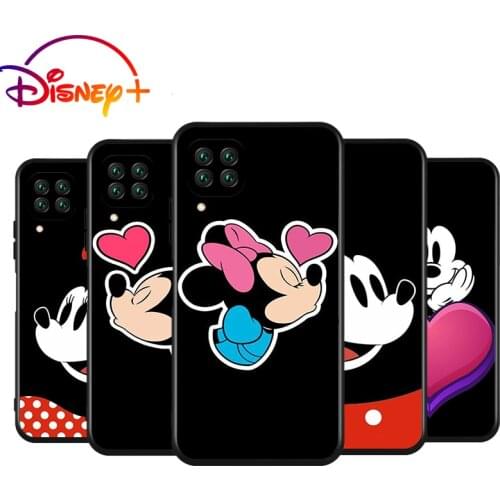 Black Mickey mouse Silicone Cover For Huawei Nova 8 7i 7 SE 6 SE 5T 5i 5 Z 4 E 3 3i 3E 2 i Pro Lite Black Soft Phone Case