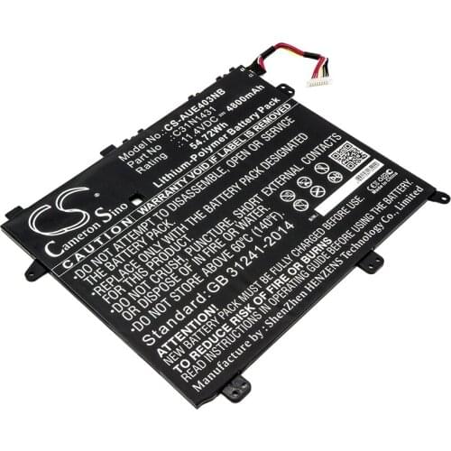 CS 4800mAh/54.72Wh battery for Asus E403NA-FA003T,E403NA-FA007T,E403NA-FA008T,E403NA-FA024T,E403NA-FA029T,FA042T