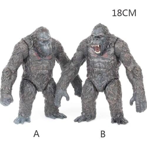Godzilla Vs King Kong Skeletschedel Eiland Gorilla Monsters Anime Action Figure Gemonteerd Model Speelgoed Kids Hallloween Gift