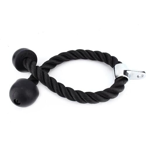 Tricep Rope Fitness Attachment Cable Heavy Duty Pulldown Nylon Rope For Workout Exercise For Use At Home Or In The Gym