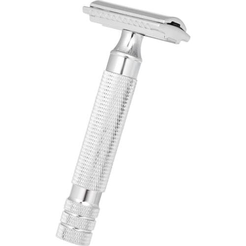 Mens Shaving Razors Safety Shaver Professional Double Edge Handled Traditional Wet Shaving Razor Male Face Hair Cleaning Tool