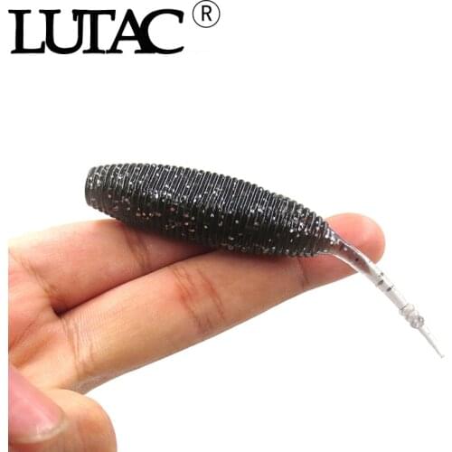 LUTAC soft bait soft plastic lures 90mm 6.5g fly baits stock wholesalt soft baits fishing gear