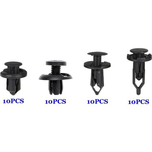 Set Rivets Trim Car Door Panel Push Pin Bumber Clip Fastener Kit Panel Moulding