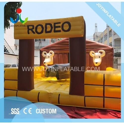 Inflatable Bull Ride Bouncer Mechanical Rodeo With PVC Tarpaulin Inflatable Bouncer for Kids And Adults Playing