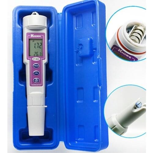 Kedida Portable Waterproof Digital PH Meter 0.00-14.00pH Pharmaceutical Acidimeter Swimming Pool Water Quality ph Monitor Tester