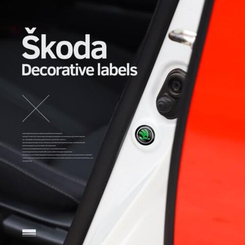 4Pcs 20mm Car Shock-Absorbing Gasket Small Accessories For Skoda Octavia Superb Fabia Kamiq Karoq Kodiaq Rapid Scala 2012 2013