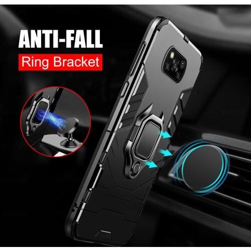 Shockproof Armor Case For Xiaomi poco x3 Pro X 3 Pro nfc Cases Stand Holder Magnetic Car Ring Phone Back Cover For poco x3 Pro