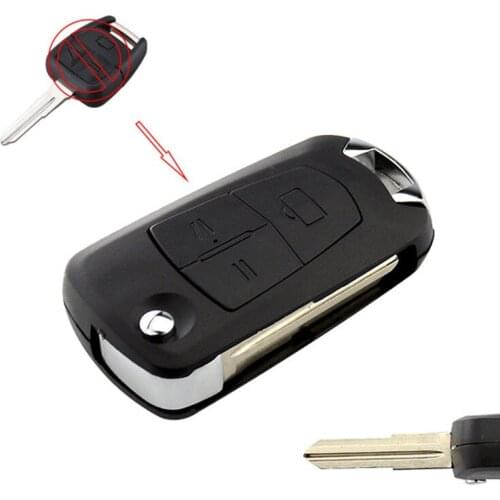 3 Button Flip Folding Modified Car Key Cover Fob Case Shell HU100 HU43 Left Right Blade for Vauxhall Opel Astra Vectra Zafira