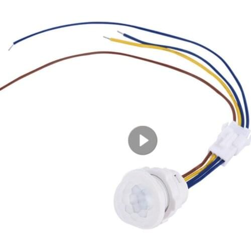 LED PIR Infrared Detector IR Infrared Motion Sensor Switch Adjustable Time Delay Switch For Home Lighting Induction Direct Sales
