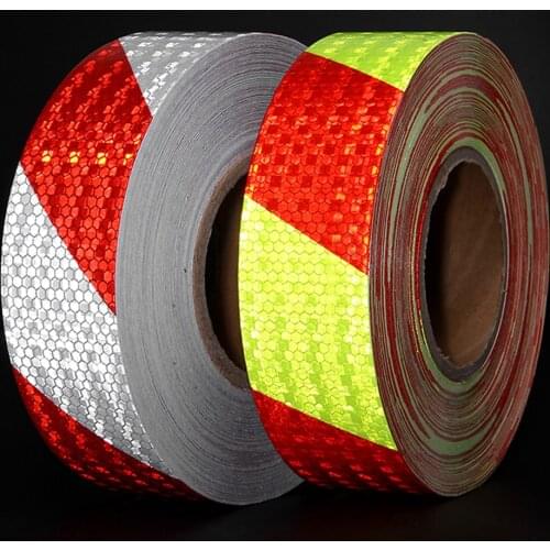 Shining Reflective Safety Warning Tape Self Adhesive Twill Printing Reflective Tape for Car