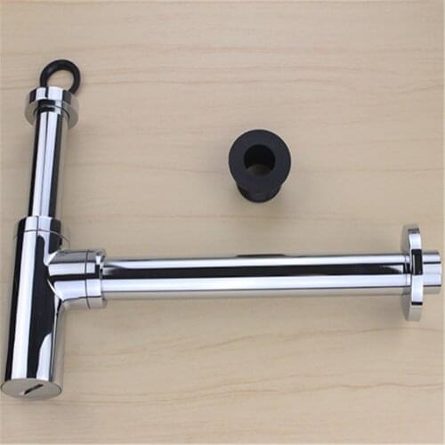 Full copper thickened wall row European standard 4 cm deodorant washbasin water anti-odor smell easy to clean air trap