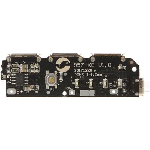 5V 2.1A 3 USB Power Bank Battery Charger Module Circuit Board Step Up Boost DIY 37MC