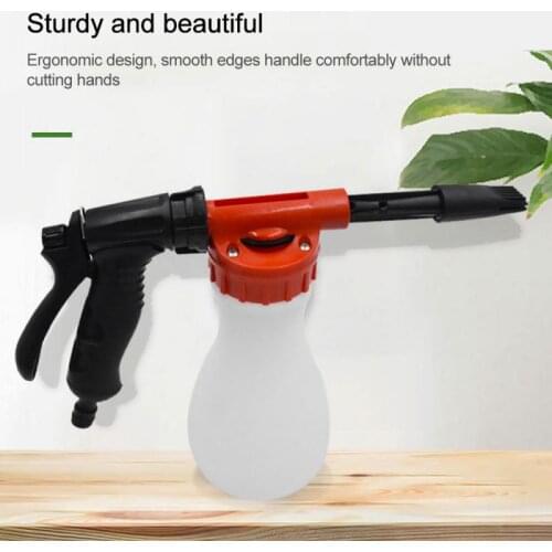 Water Gun 800ml Car Washing Snow Foam Gun Bottle Sprayer Soap Shampoo Sprayer for Garden Hose Window Soap Cleaning Washing