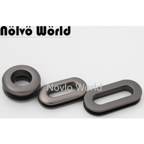 10-50 pieces 12mm 18mm 26mm inside matte gun eyelet metal eyelets grommets for leather craft shoe belt sewing