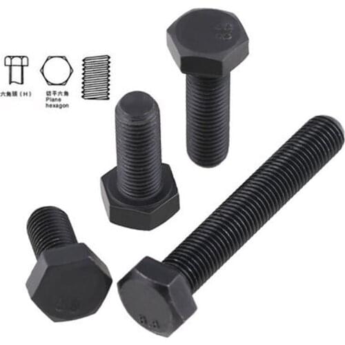 3pcs M10 Level 8.8 high strength Fine tooth hex screw Young teeth screw 20mm-50mm Length