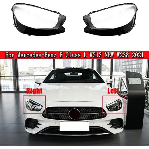 Car Transparent Headlight Glass Lamp Shade Shell Lens Cover For Mercedes-Benz E Class L W213 NEW W238 2021