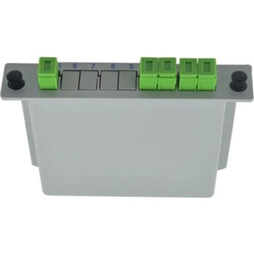 Free Shipping 10PCS/ Lot SC APC PLC 1X4 splitter Fiber Optical Box FTTH PLC Planar waveguide type Optical splitterSplitter box