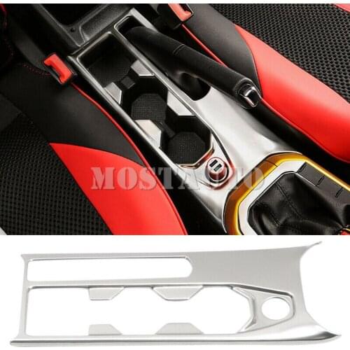 For Volkswagen Polo Mk6 2018-2020 Interior Water Holder Cup Frame Cover Trim 1pcs Car Accessories Interior Car Decor Car Trim