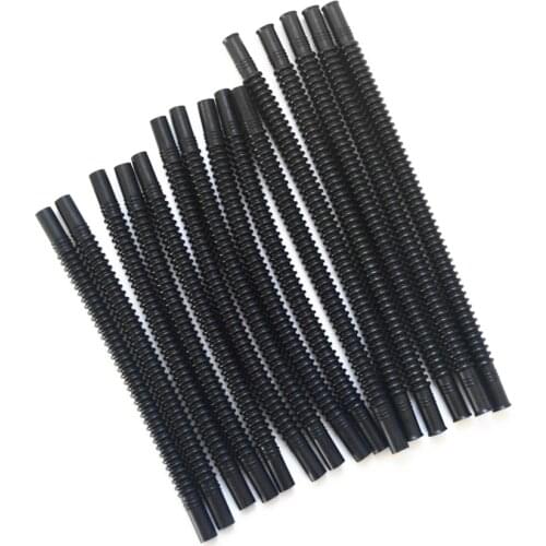 Nylon plastic PA flexible conduit pipe corrugated sinuate tube fit for quick fitting hose