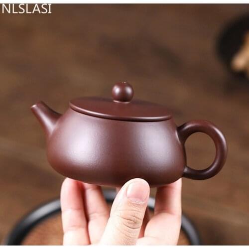 Yixing tea pot purple clay Xi shi teapot Chinese handmade kettle Raw ore Zisha Teaware Authentic 188 ball hole filter 190ml