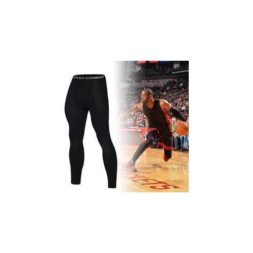 Compression Basketball Pants Running Sports Leggings Tights Men Elastic Quick Dry Gym Fitness Pants Man Clothing
