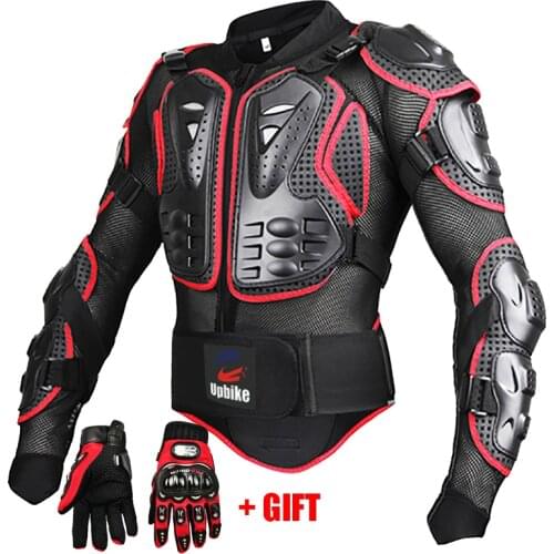 Motorcycle Jackets Full Body Protection BLACK RED ARMOR Turtle Moto Jackets Men Motorcycle Gear Motocross Clothing GP Bike Cloth