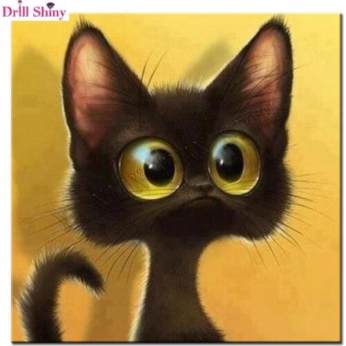 Cartoon Cats Handmade 5D DIY Diamond Painting Cross Stitch Kits diy diamond embroidery Patterns Rhinestones Arts Diamond mosaic