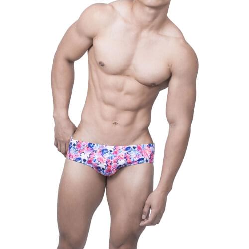 2021 New Hot Sexy Mens Swimsuit Push-Up Swimwear Male Sexy Swimming Cartoons trunks Shorts Men Surf Board Beach Surfing Swim