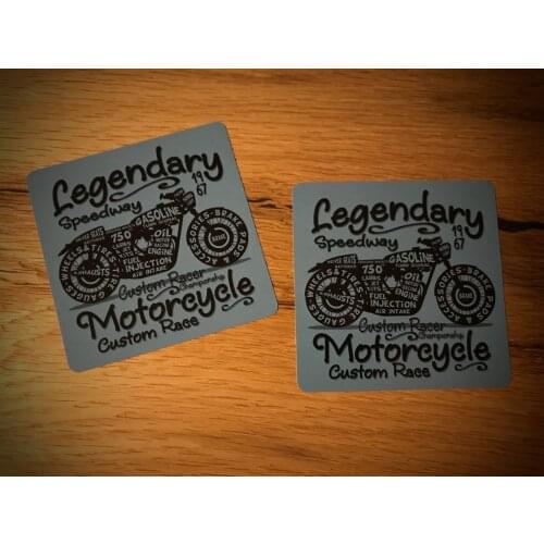 Legend Sticker Vintage Speed Bike Cafe Racer Old School Vintage Retro # 180